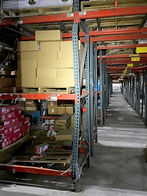 Multiple structural components damaged