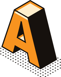 The letter A