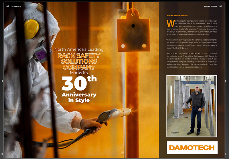 Article about Damotech in Business in Focus Magazine