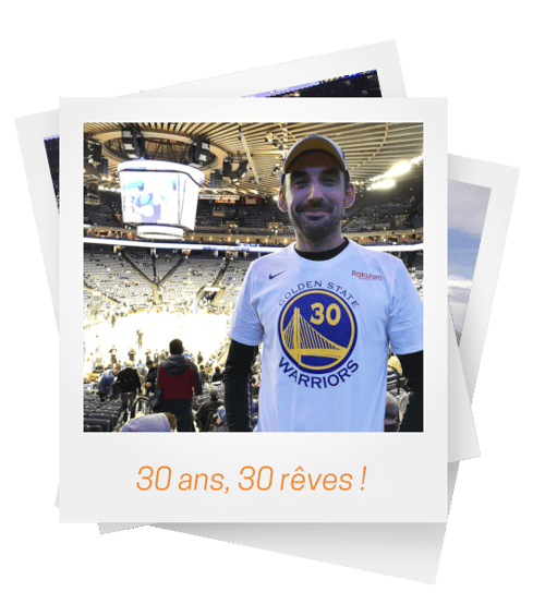 Fan a une game de la NBA en Californie