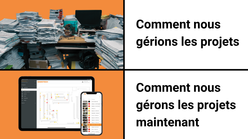 Gestion des tâches de réparation des palettiers avec la Plateforme Damotech