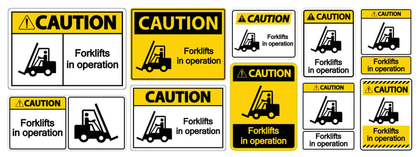 forklift traffic signs