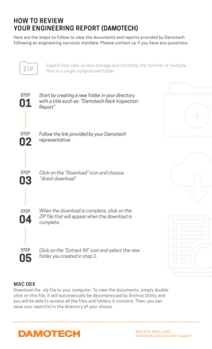 How to open your Damotech Engineering Report