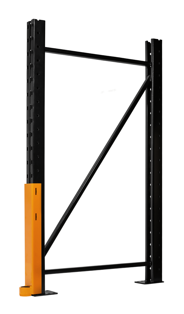 Front-view of a DAMO Guard XPS anchored to a column