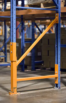 DAMO PRO Single Leg Rack Repair Kit Installed in Warehouse