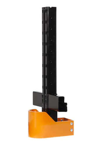 Protect the base and anchors of your pallet rack uprights.