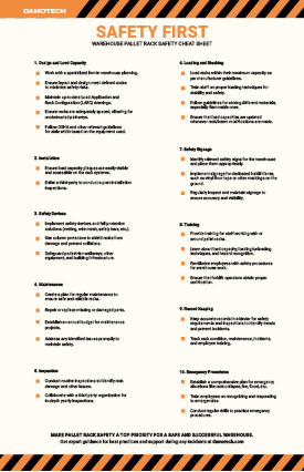 Warehouse Manager’s Cheat Sheet