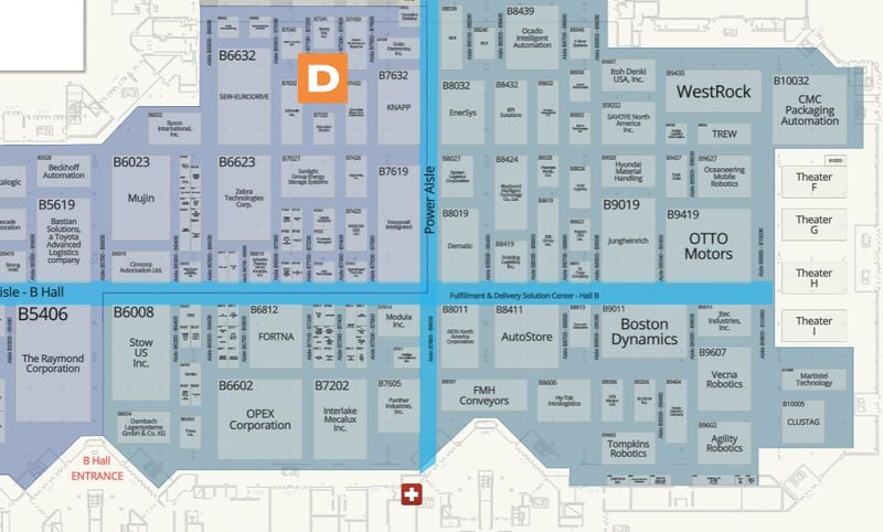 Damotech's floor plan at Modex 2024