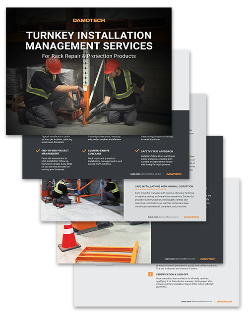 Damotech Orange Pros brochure pages
