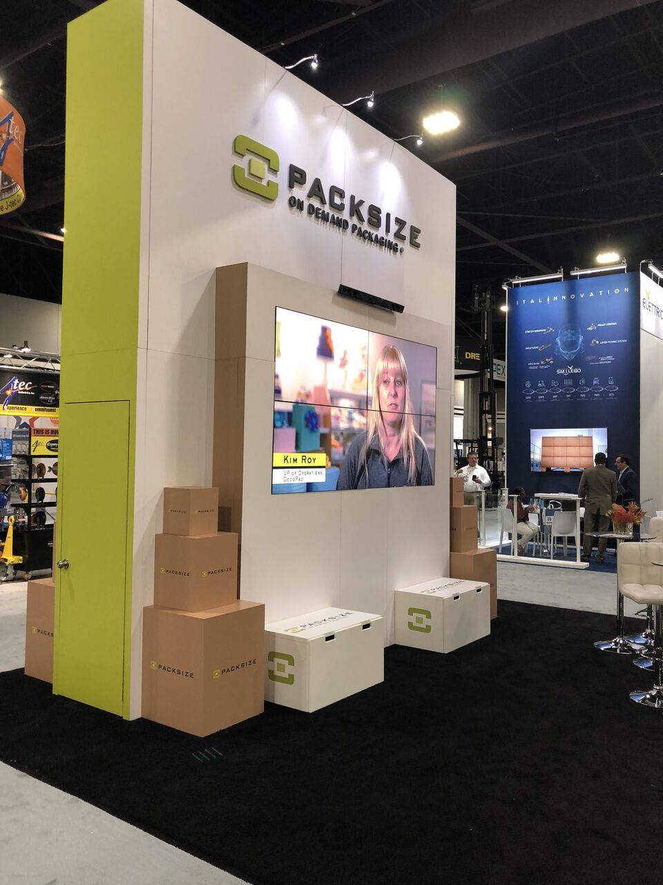 Packsize booth MODEX tradeshow