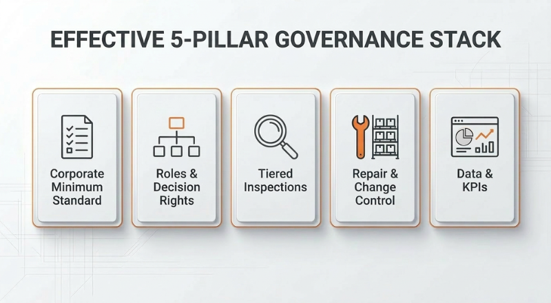 Effective 5 Pillars for Rack Safety Governance