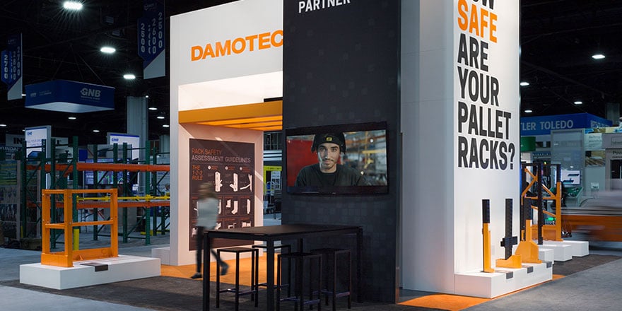 Damotech Booth Modex 2020 Exhibitor Award Back