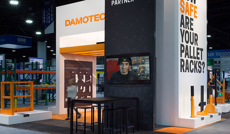 Damotech Booth Modex 2020 Exhibitor Award Back