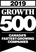 Black logo of Growth 500 Annual Ranking