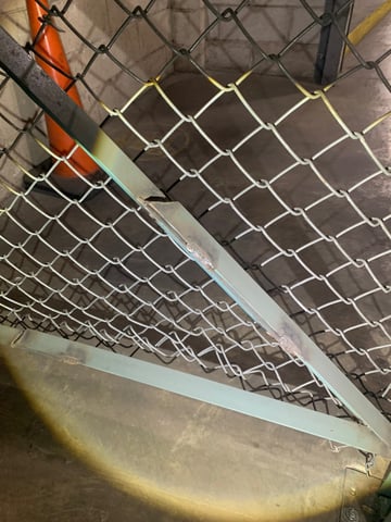 Inadequate welded repairs to braces