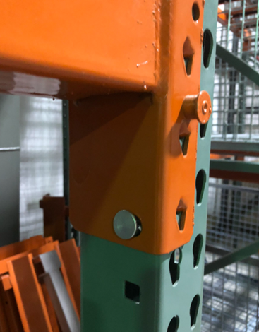 Dispositif de sécurité J-Pin installé à la connexion de la lisse