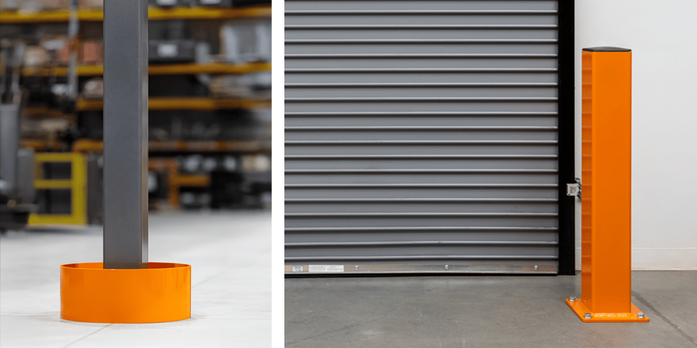 Low-profile DAMO SHIELD and DAMO BOLLARD