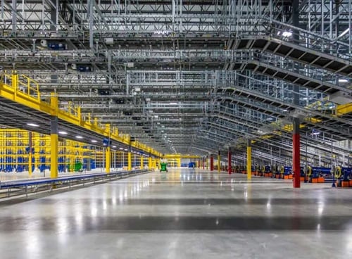 Lowe’s fulfillment center in Coopertown, Tennessee, can house 22 football fields.