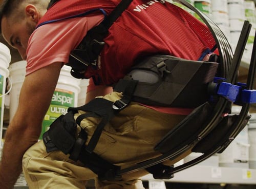 Exosuit as part of Lowe's technology