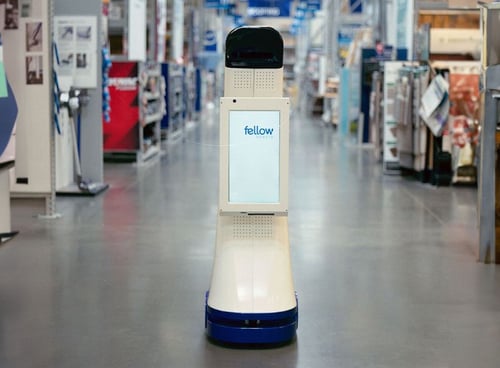 Lowebot robot as part of Lowe's technology