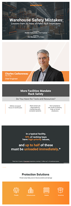 Thumbnail of a MODEX 2026 seminar about warehouse safety mistakes.