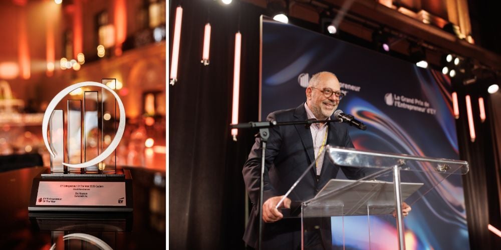 Eric Naaman, président-directeur général de Damotech, est nommé Entrepreneur de l'année 2025 pour la région de l'Est par EY.