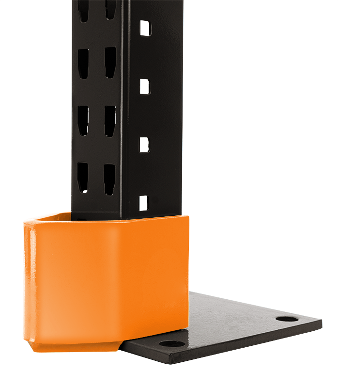 DAMO NOSE GUARD Rack Column Outrigger Protection - Front View Closeup