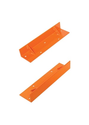 Install DAMO PALLET STOPPER to stop a pallet from pushing through a ground-level bay