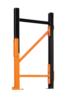 Damotech Damo Pro repairing a pallet rack upright