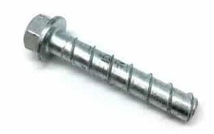 Screw pallet rack anchor