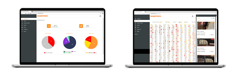 Damotech Platform and app views