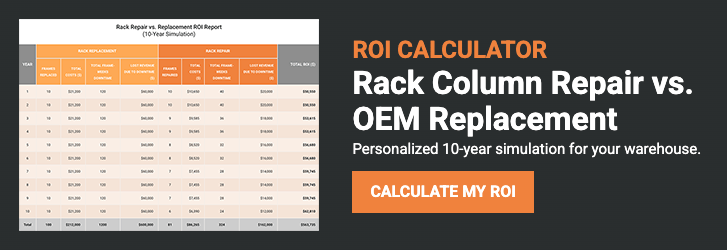 Rack Repair versus Rack Replacement Roi Calculator