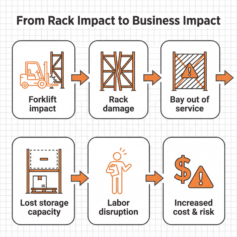 Diagram Showing From Rack Impact to Business Impact