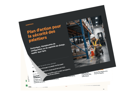 Couverture du guide plan d'action de sécurité des palettiers