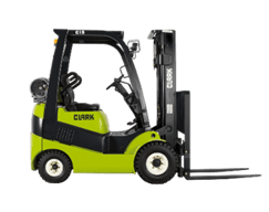 Sit-down rider forklift