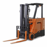 Stand-up rider forklift