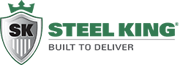 Steel King logo — U.S. manufacturer of high-capacity pallet racking and boxed uprights
