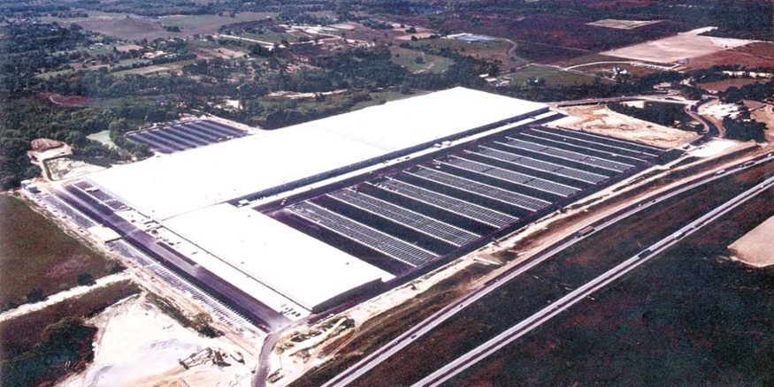 opens fulfillment center in central Pa. the size of 17 football  fields 