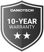 Damotech 10 Year Warranty logo