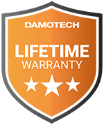 Damotech Lifetime Warranty logo