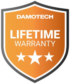 Damotech Lifetime Warranty Logo