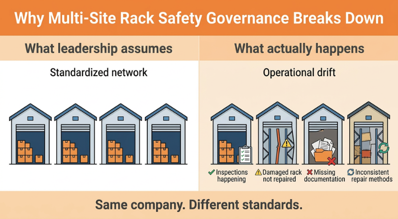 Why Multi-site Rack Safety Governance Fails