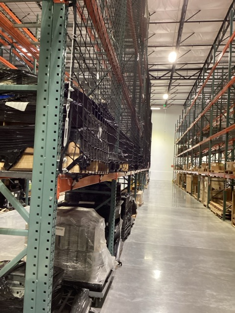 Wrong use flushmount rack safety netting