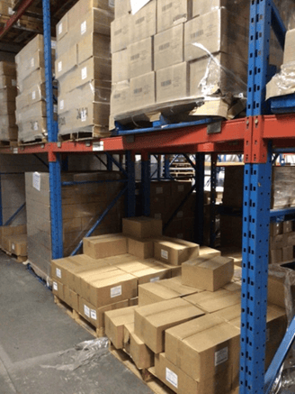 beam deflection on warehouse racks