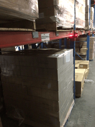 beam deflection on warehouse racks