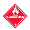 Flammable & Combustible Liquids sign icon USA