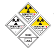 Radioactive Materials Icon and Sign USA