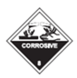 Matières corrosives - Signalisation aux US
