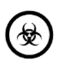 Biohazardous Infectious Materials sign Icon Canada