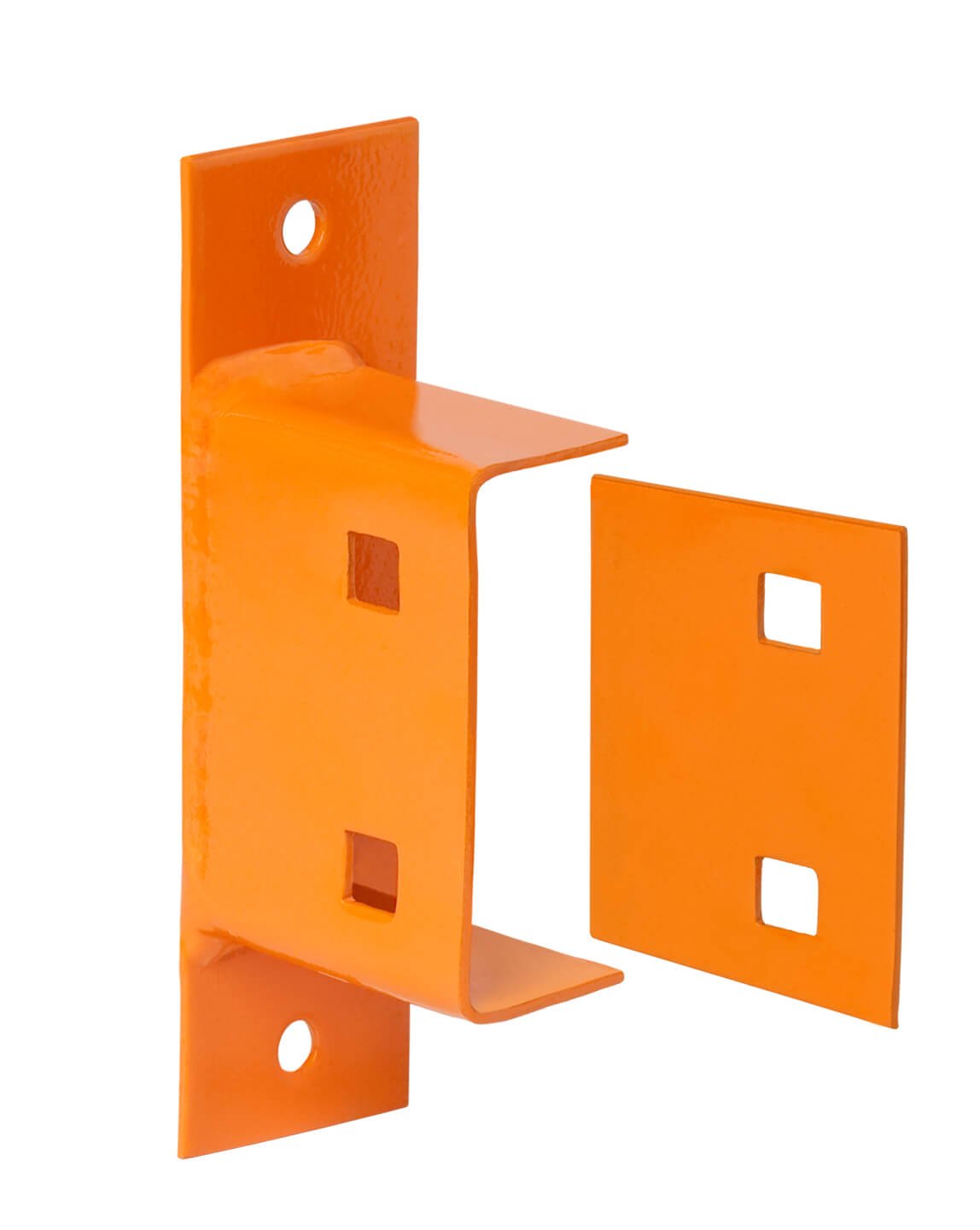 Pallet rack beam attachment Damo Hook Over